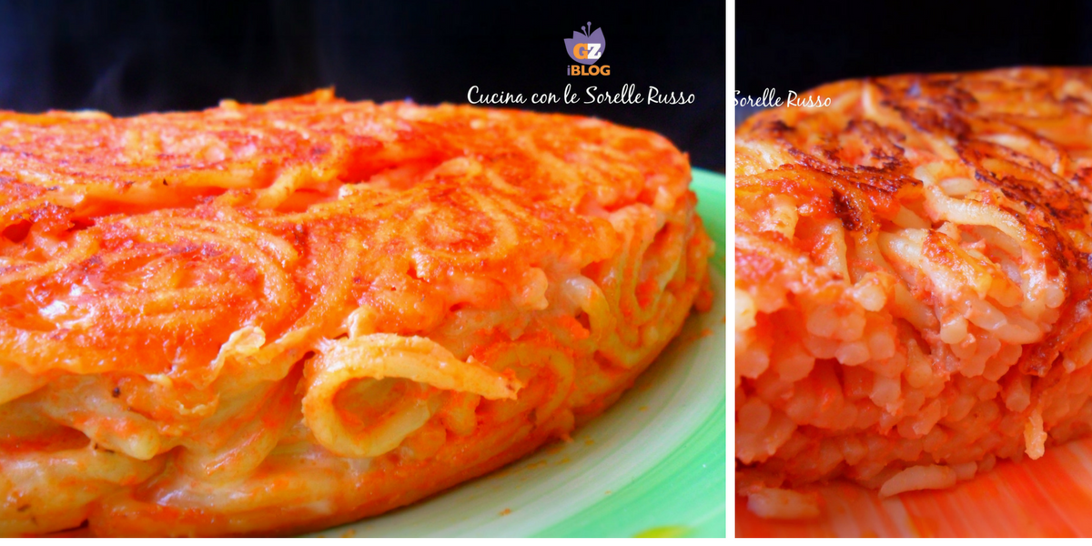 Frittata di maccheroni rossa