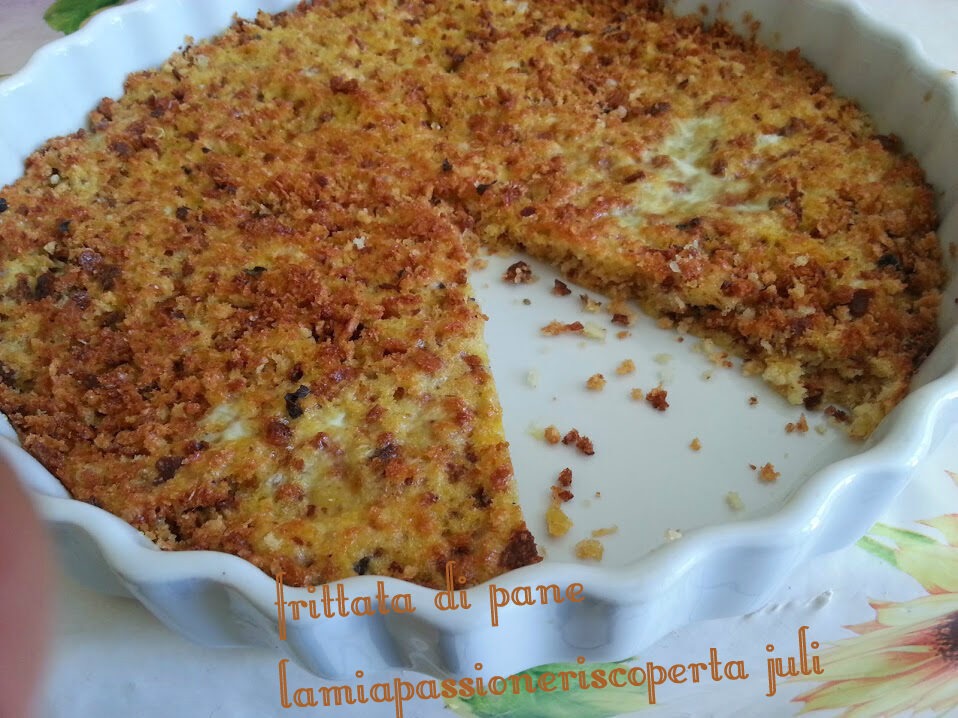 Frittata di mollica di pane