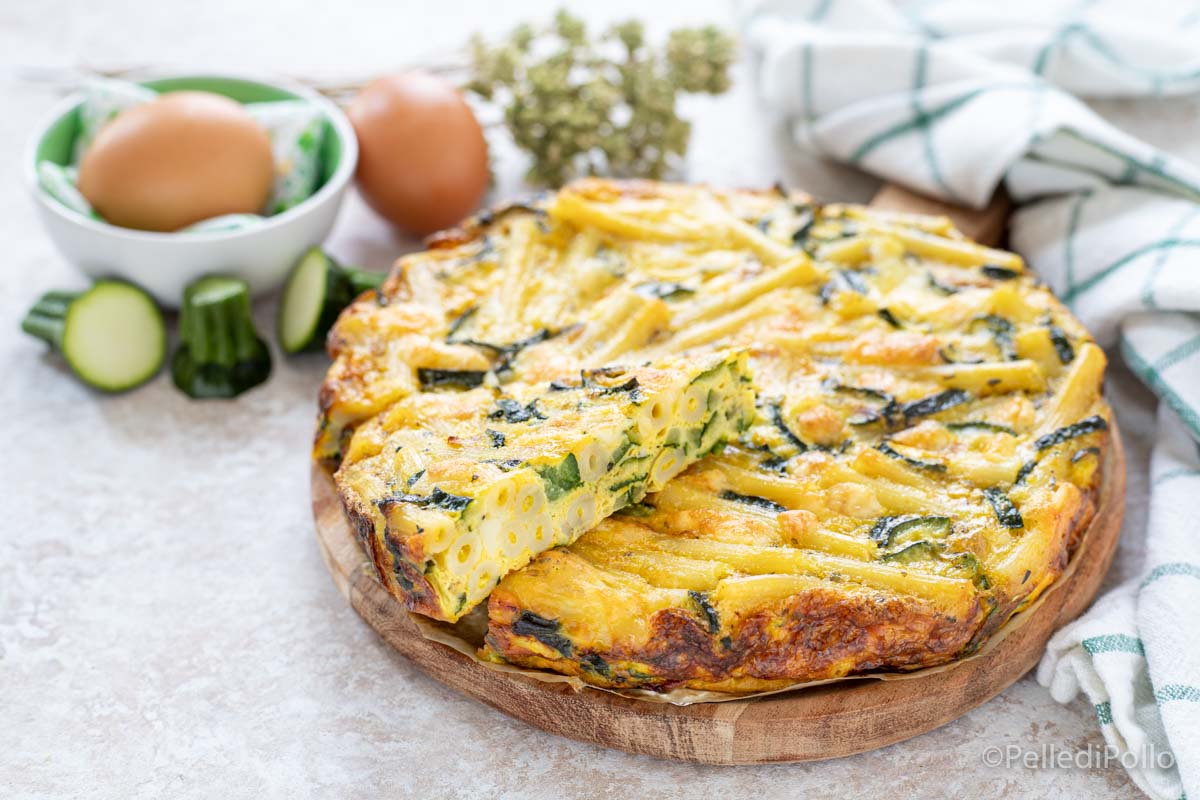Frittata di pasta con le zucchine