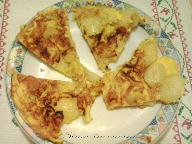 Frittata di patate e cipolle