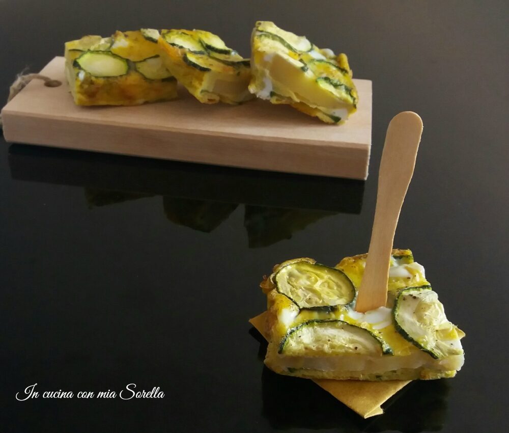 Frittata di patate e zucchine al forno