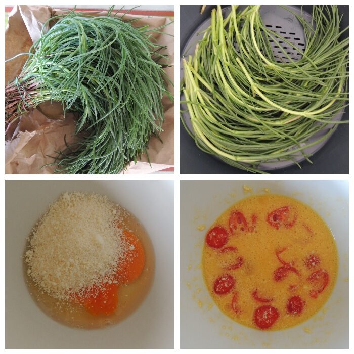 Frittata di pomodorini e agretti col Bimby