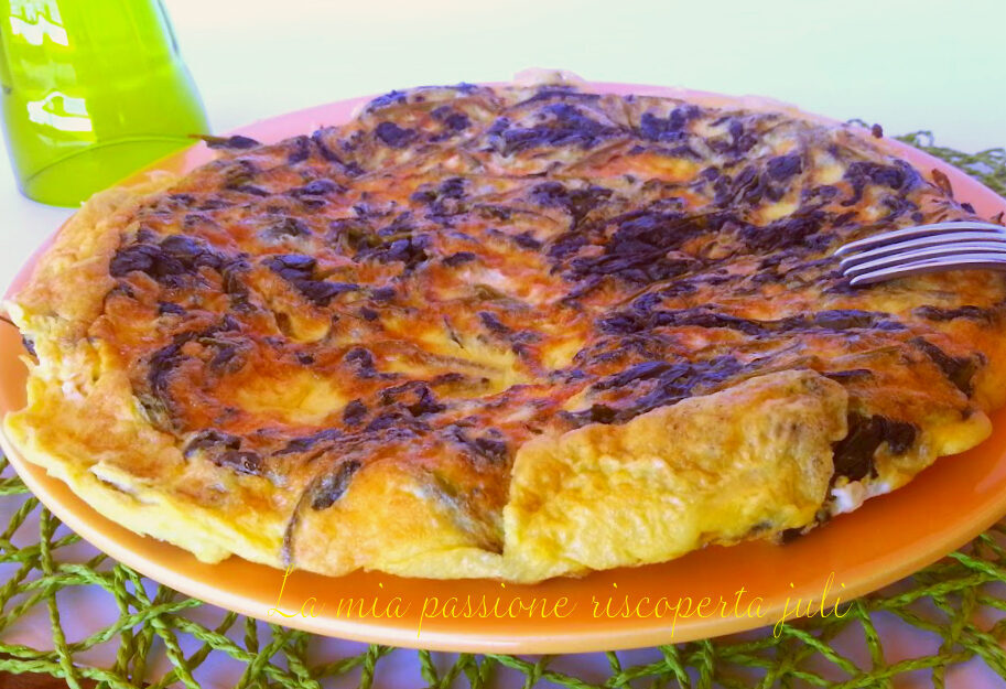 Frittata di qualeddu, uova pecorino
