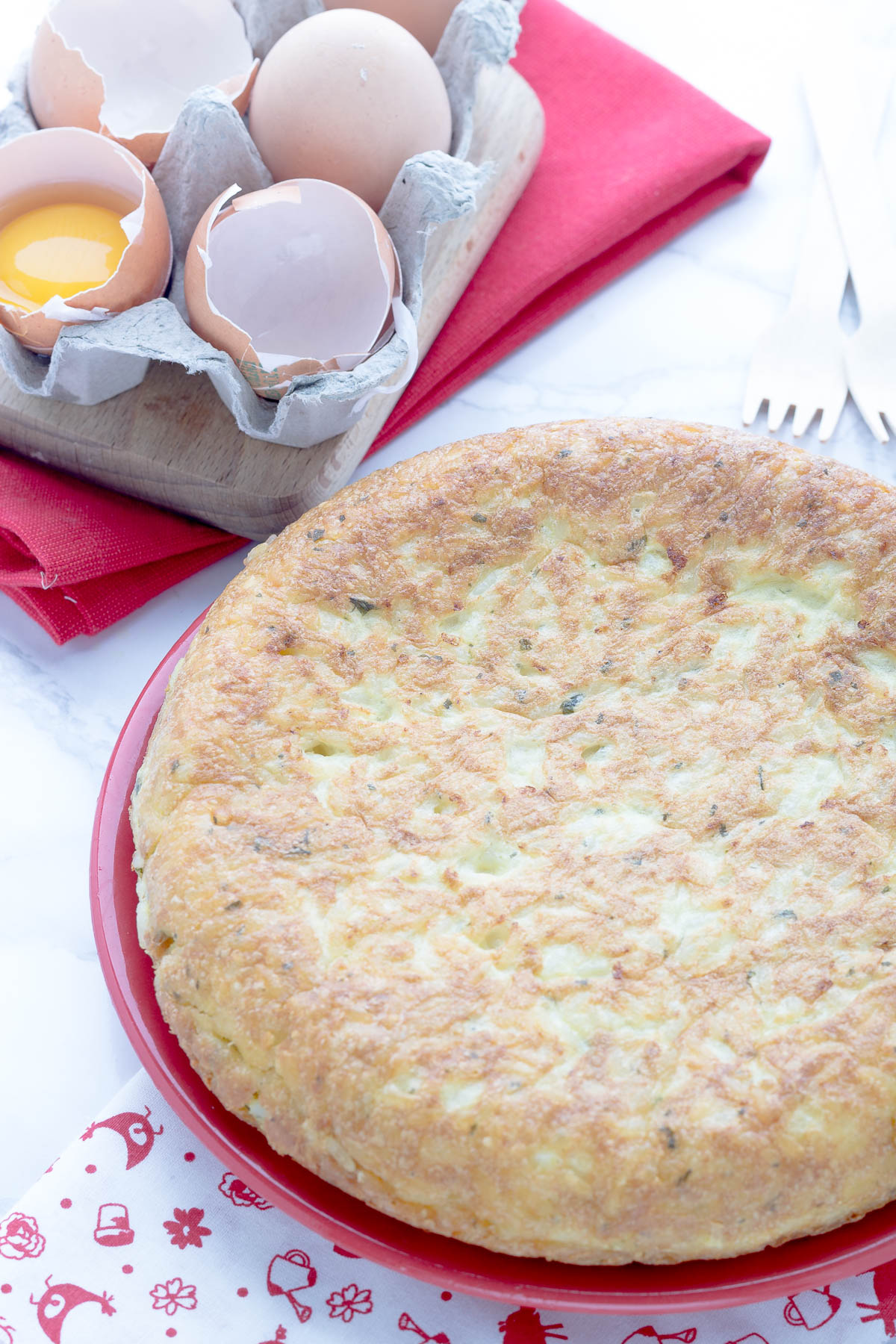 Frittata di riso al parmigiano