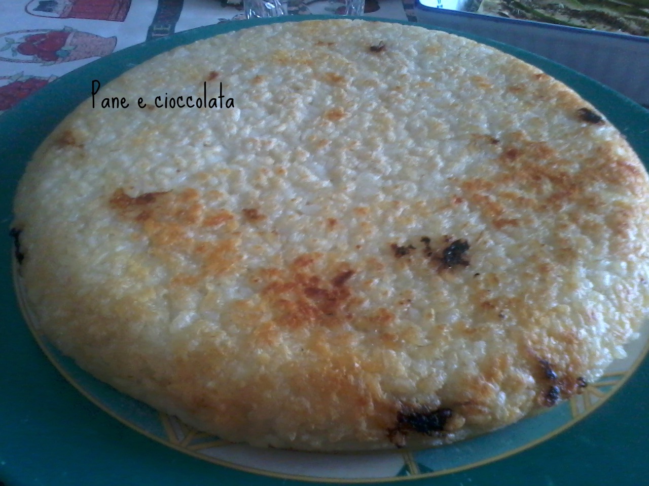 Frittata di riso radicchio e fontina