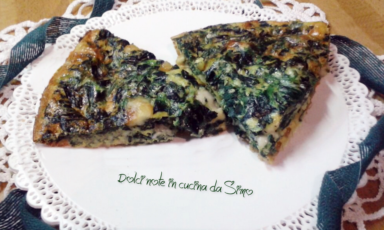 Frittata di spinaci al forno