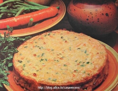 Frittata di verdure al prezzemolo (per 4)