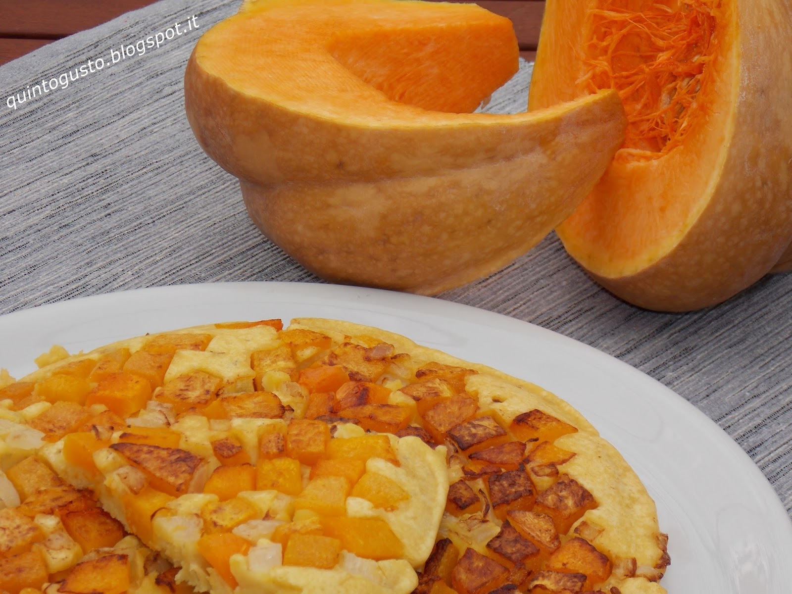 Frittata di zucca senza uova