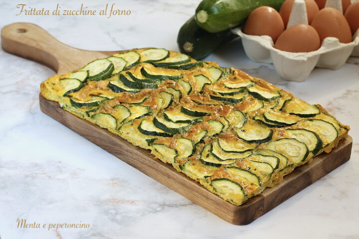 Frittata di zucchine al forno
