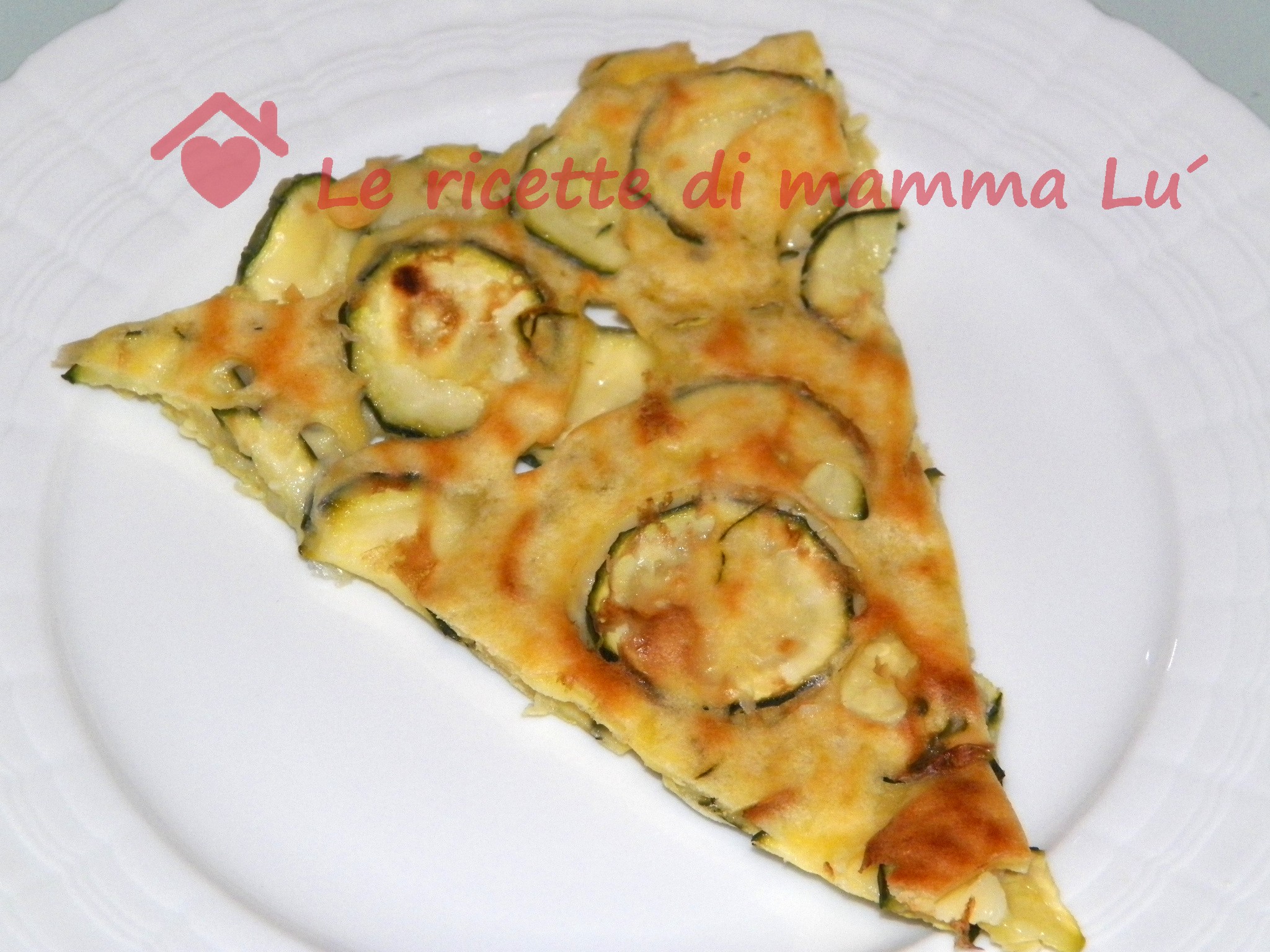 Frittata di zucchine al profumo di limone
