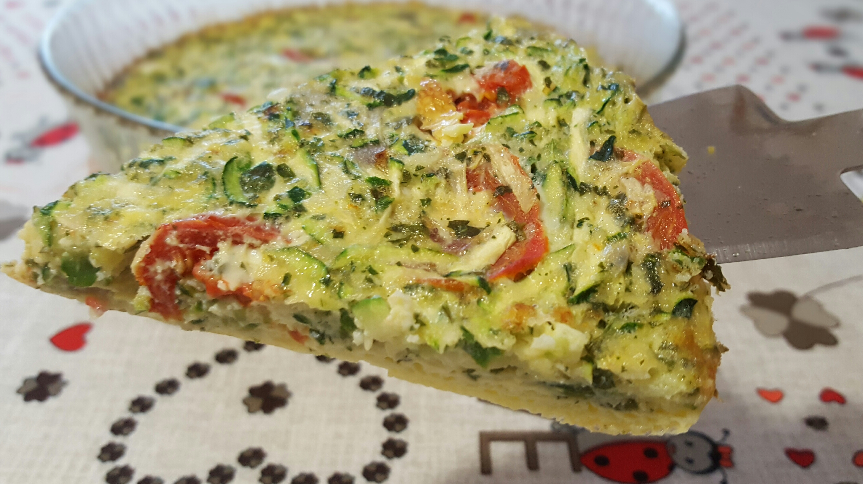 Frittata di zucchine light
