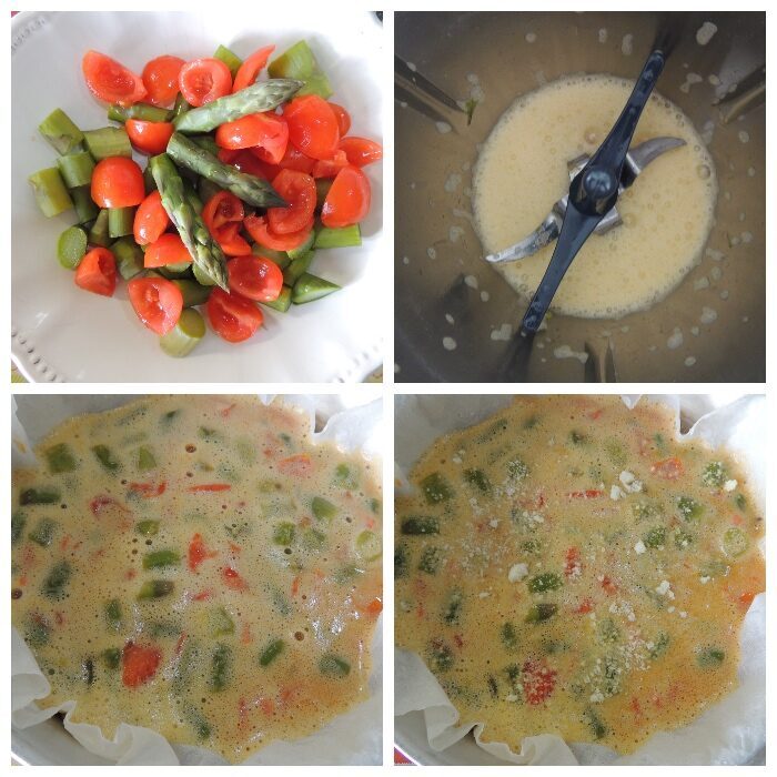 Frittata pomodorini e asparagi col bimby