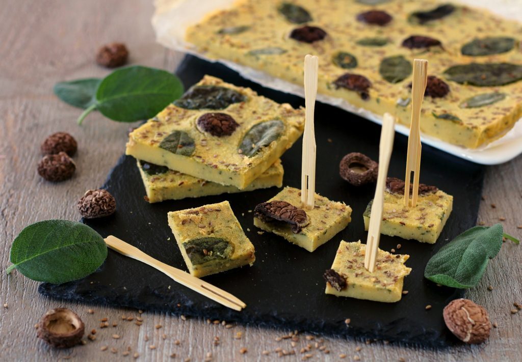 Frittata senza uova con salvia e champignons