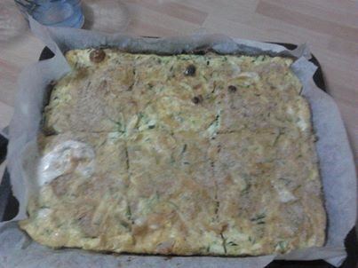 Frittatina light con zucchine