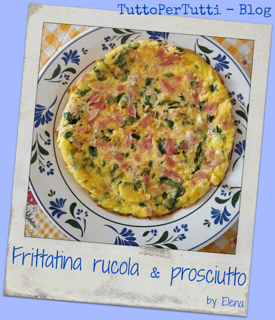 Frittatina rucola e prosciutto by elena