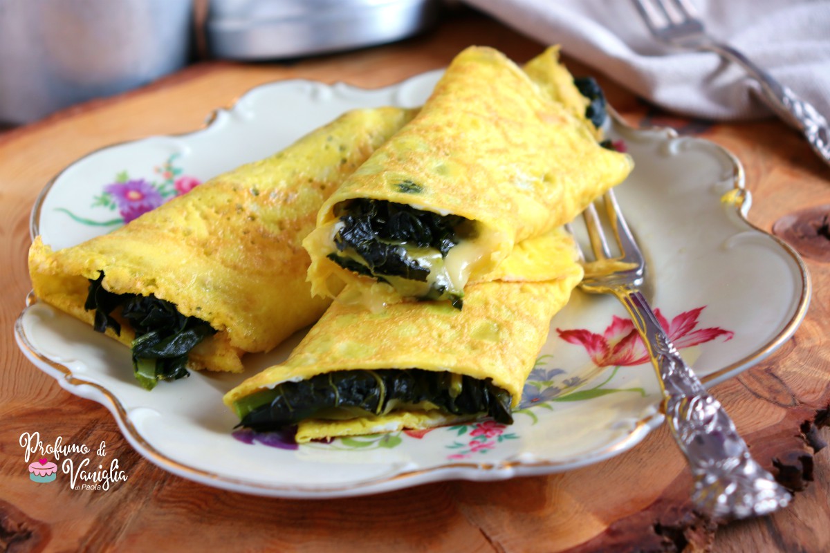 Frittatine con cavolo nero