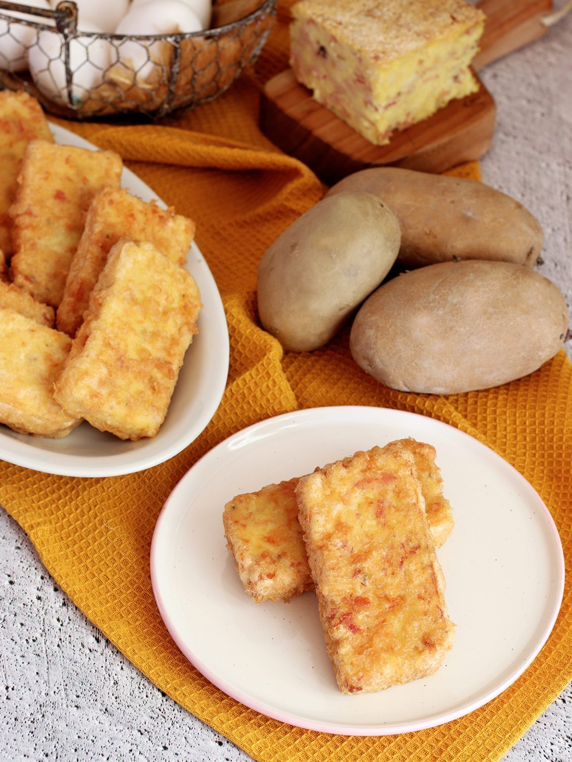 Frittatine di gateau di patate