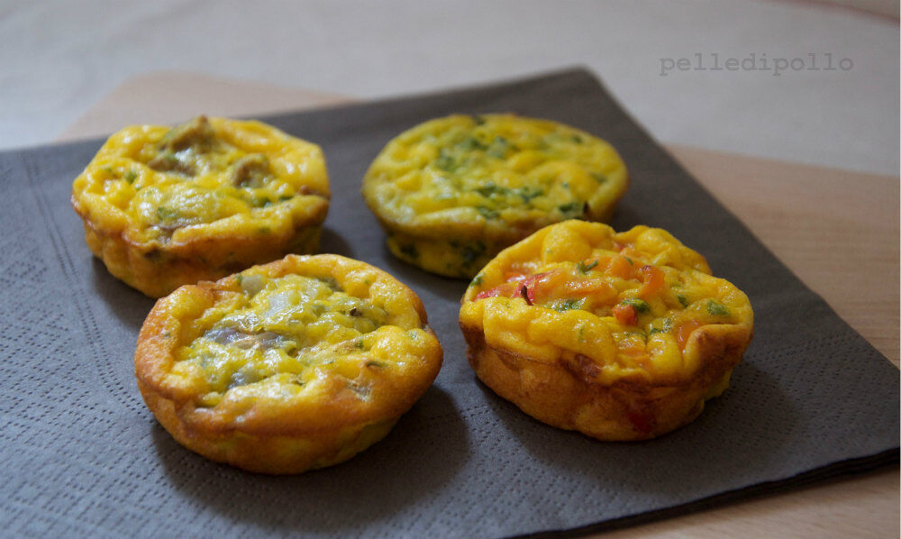 Frittatine di verdure al forno