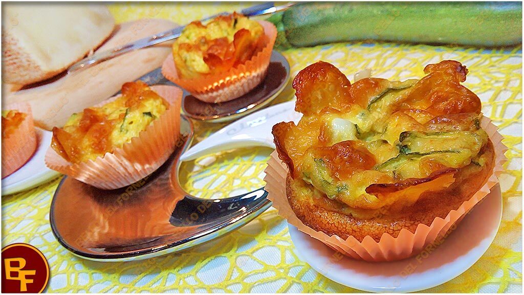 Frittatine di zucchine cotte al forno