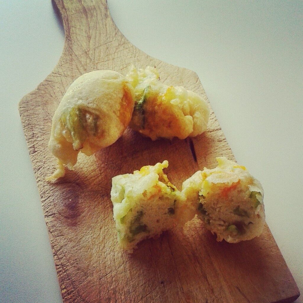 Frittelle ai fiori di zucca