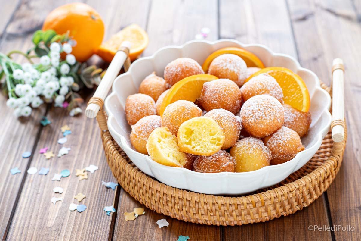 Frittelle all’arancia e mascarpone