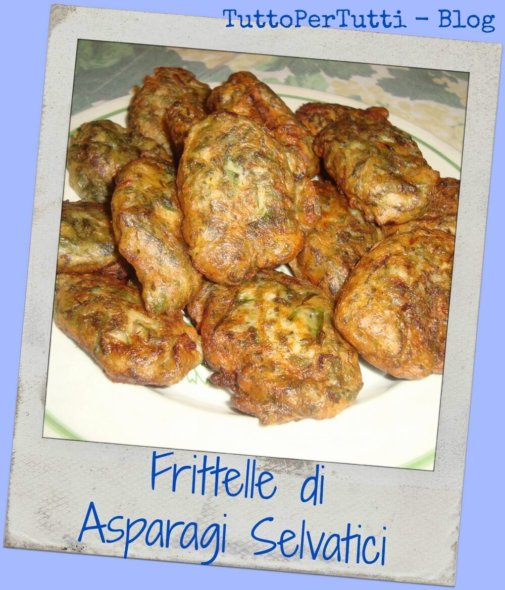 Frittelle di asparagi selvatici