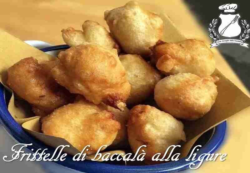 Frittelle di baccalà alla ligure