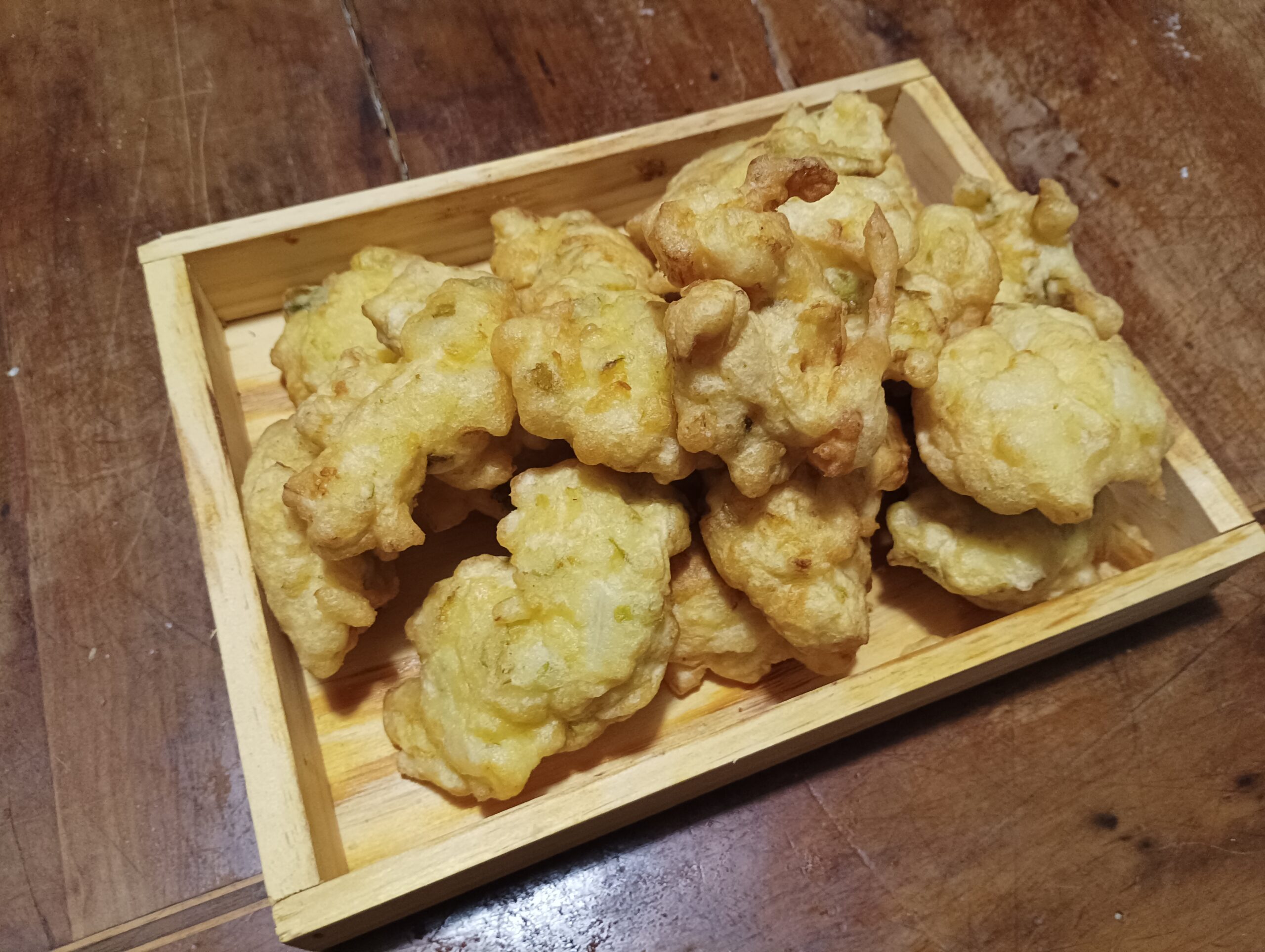 Frittelle di costa di cavolfiore