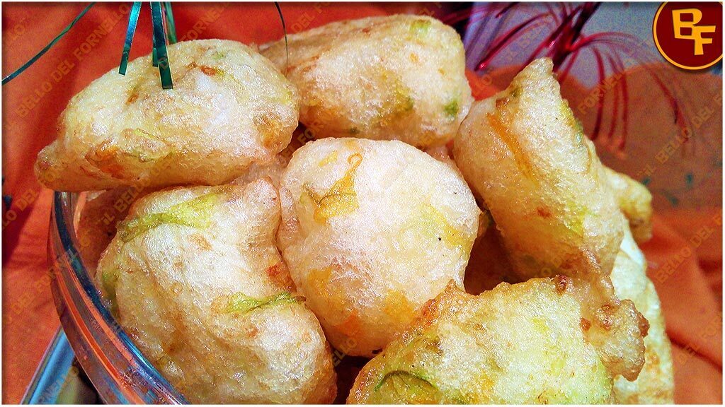 Frittelle di fiori di zucca alla birra