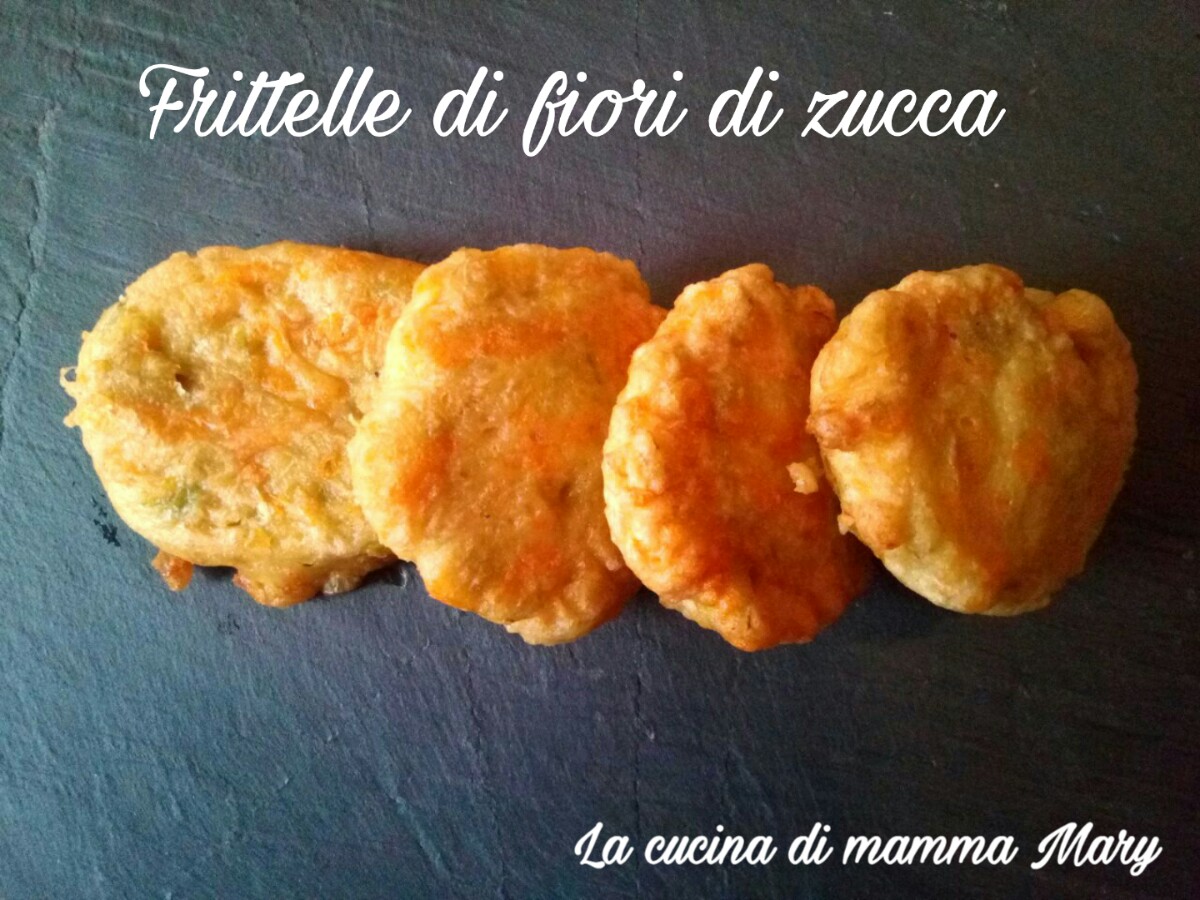 Frittelle di fiori di zucca
