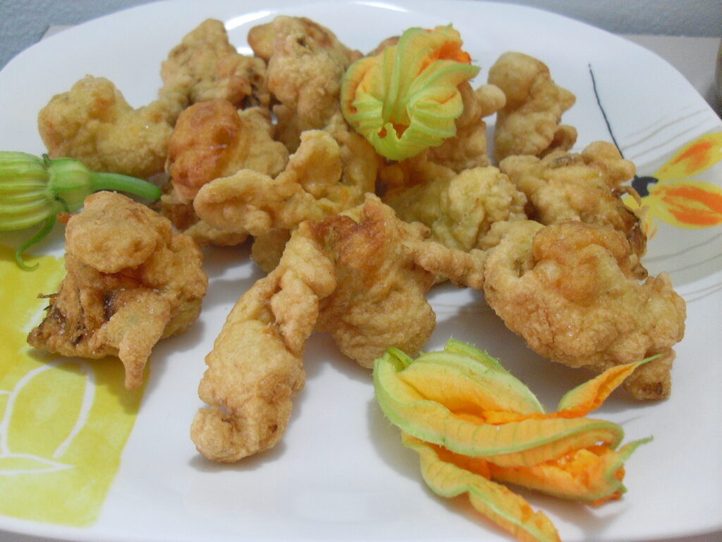 Frittelle di fiori zucca