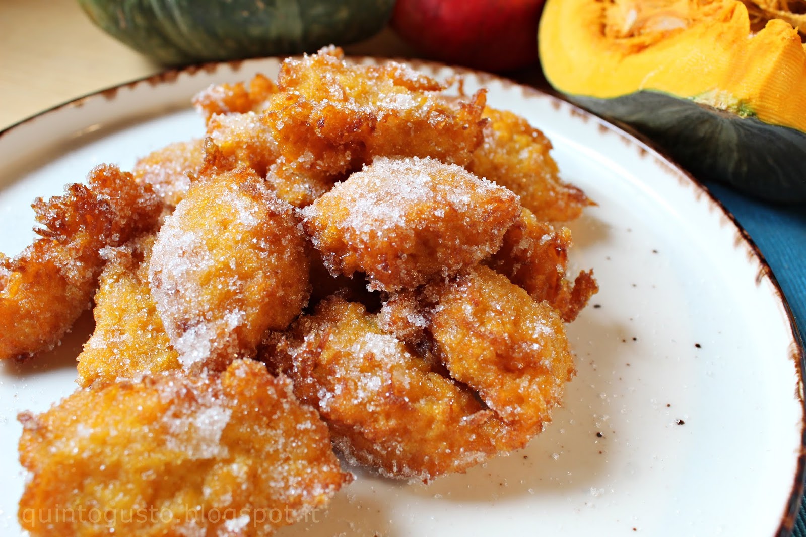 Frittelle di zucca dolci