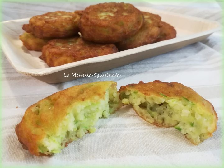 Frittelle di zucchine con farina di ceci