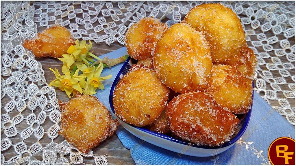 Frittelle dolci con ricotta e mascarpone