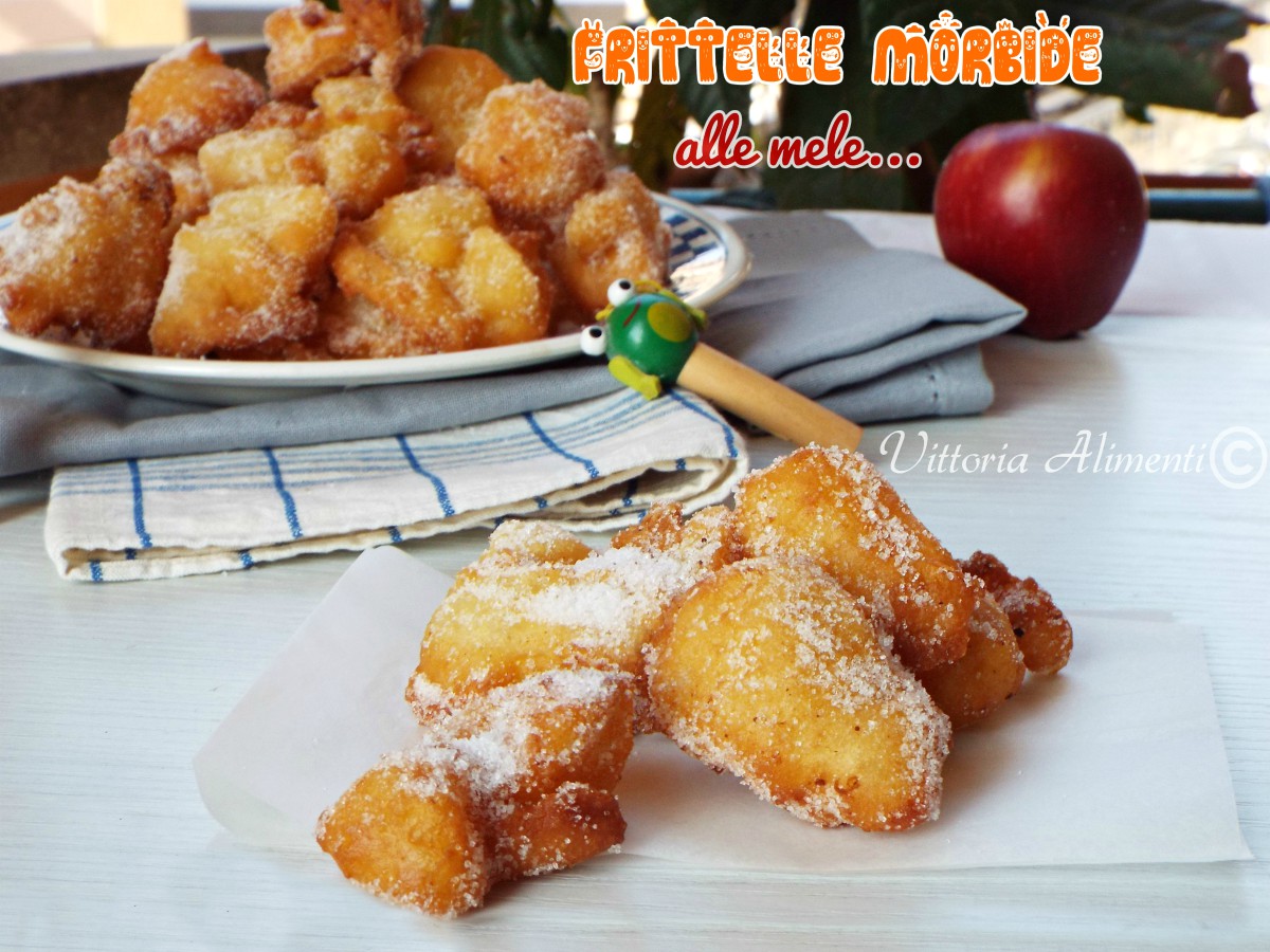 Frittelle morbide di mele