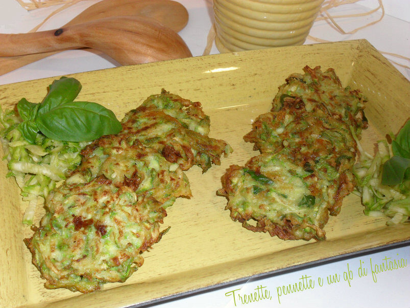 Frittelle soffici di zucchine del mio orto