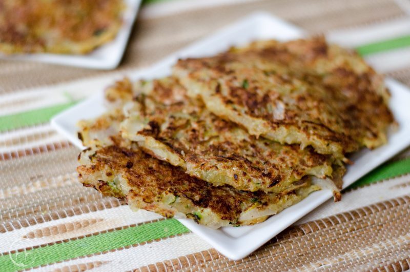 Frittelle vegane di patate e zucchine