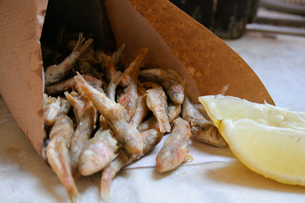 Frittura di fragaglie e di triglie