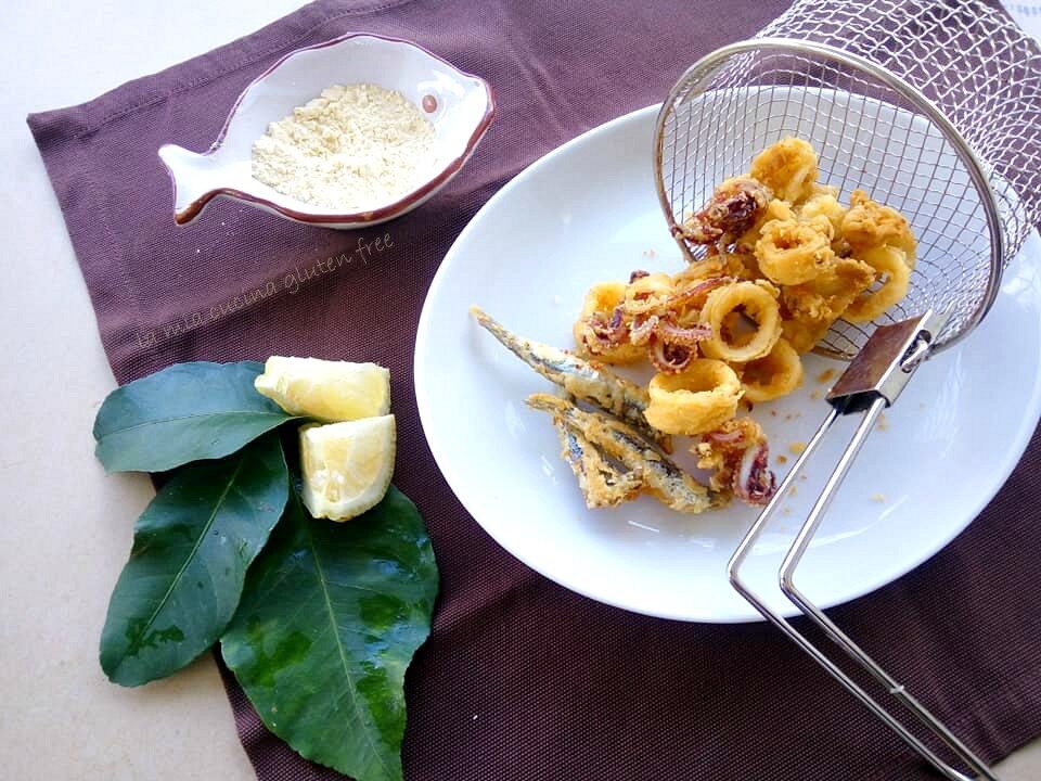 Frittura di pesce con farina di ceci