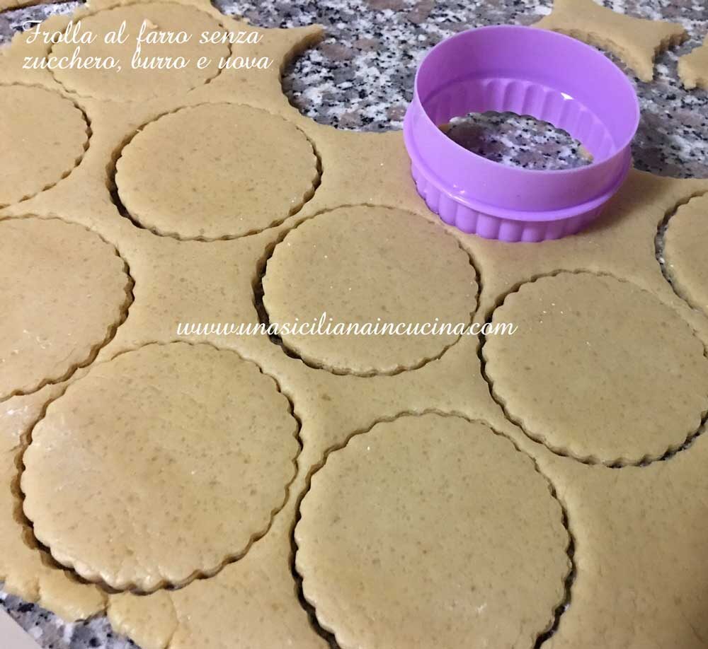 Frolla al farro senza zucchero