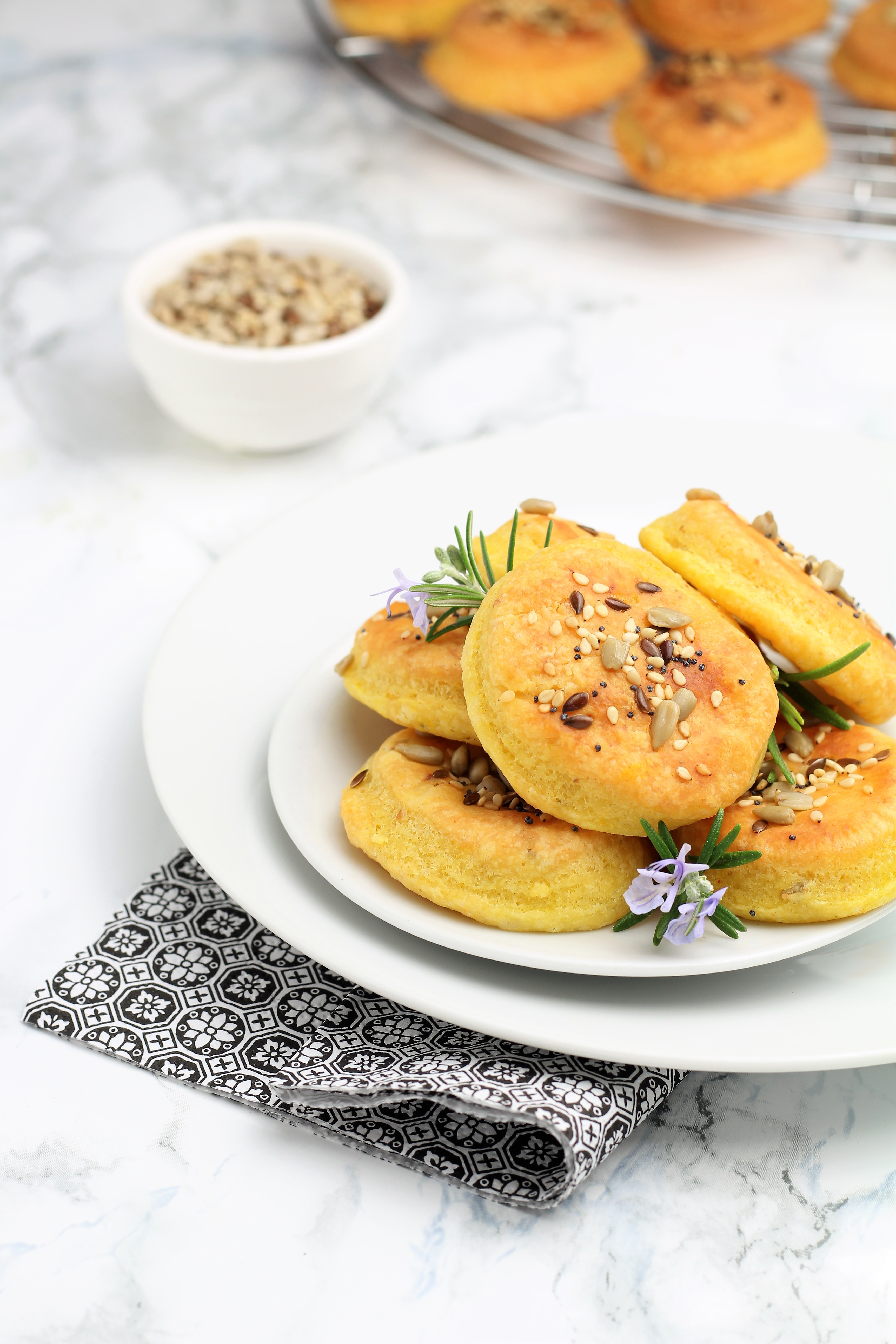 Frollini al gorgonzola e zafferano