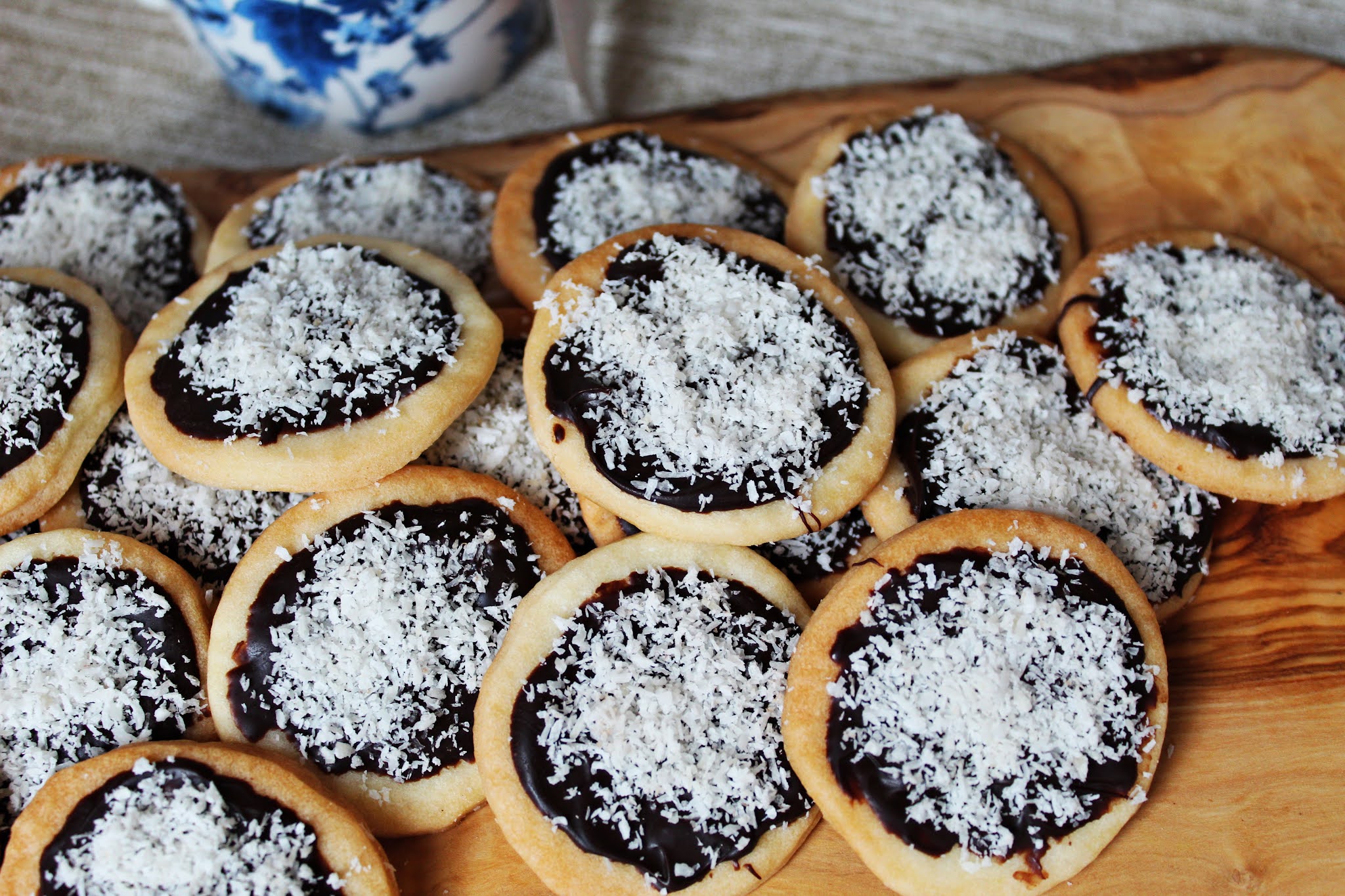 Frollini con cioccolato e cocco