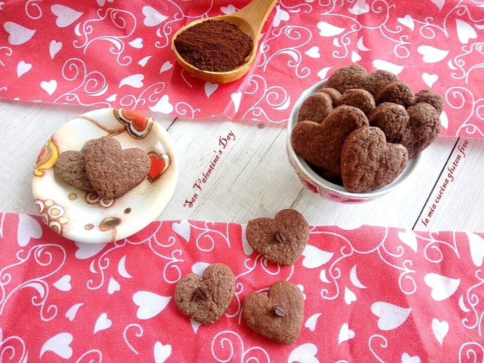 Frollini cuori di caffè senza glutine