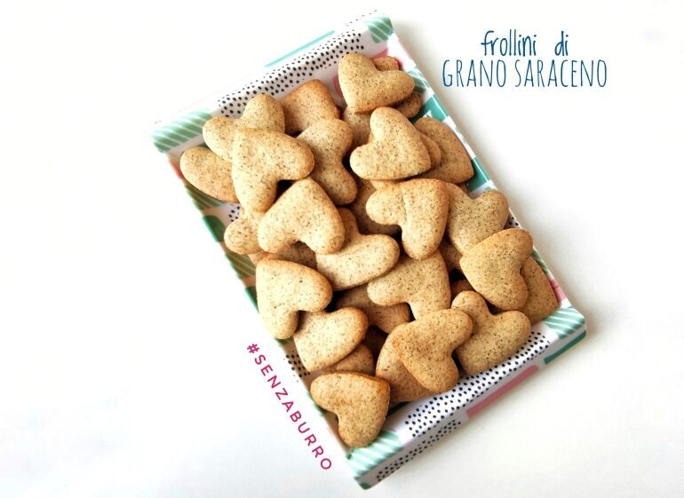 Frollini di grano saraceno senza burro e senza latte