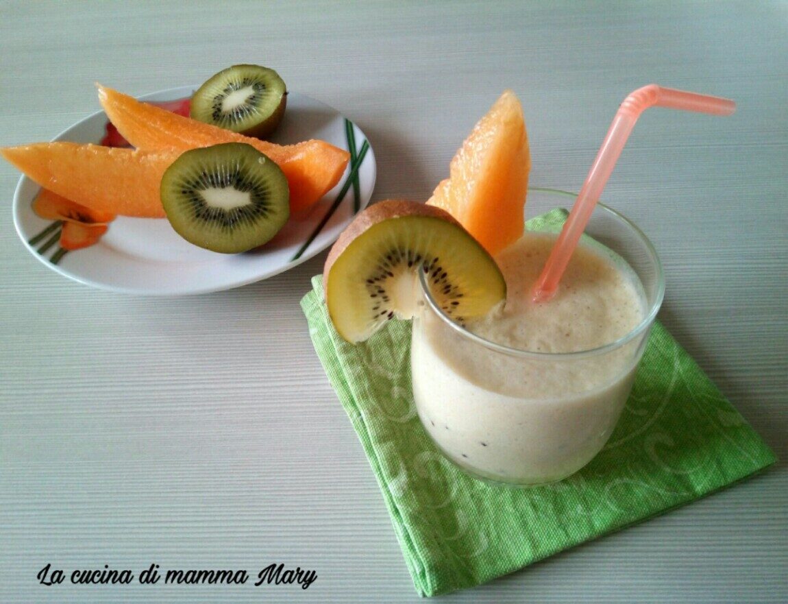Frullato al kiwi e melone