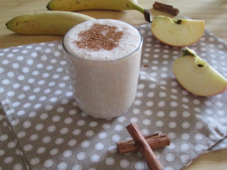 Frullato di mele e banane