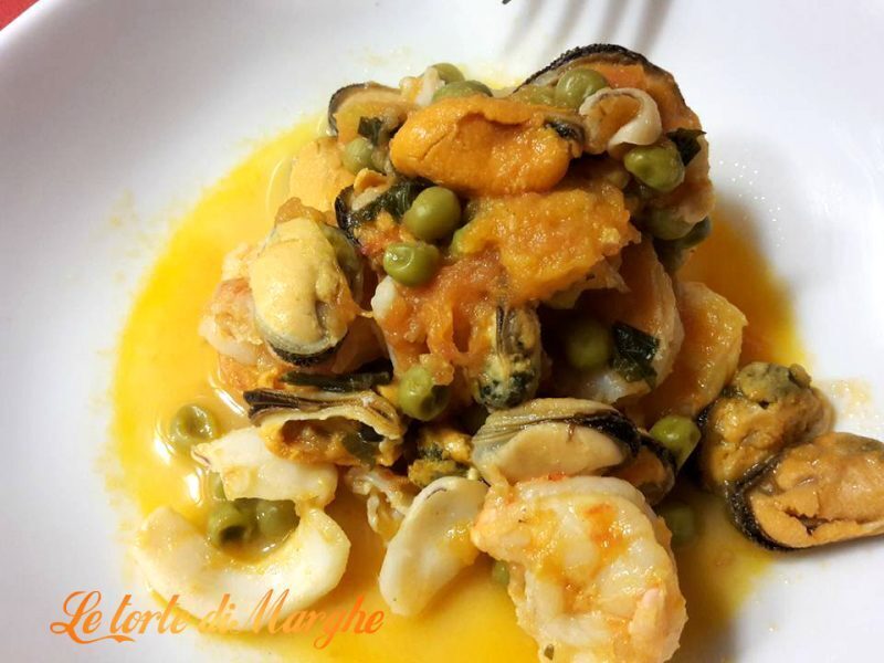 Frutti di mare allo zafferano ricetta facile facile