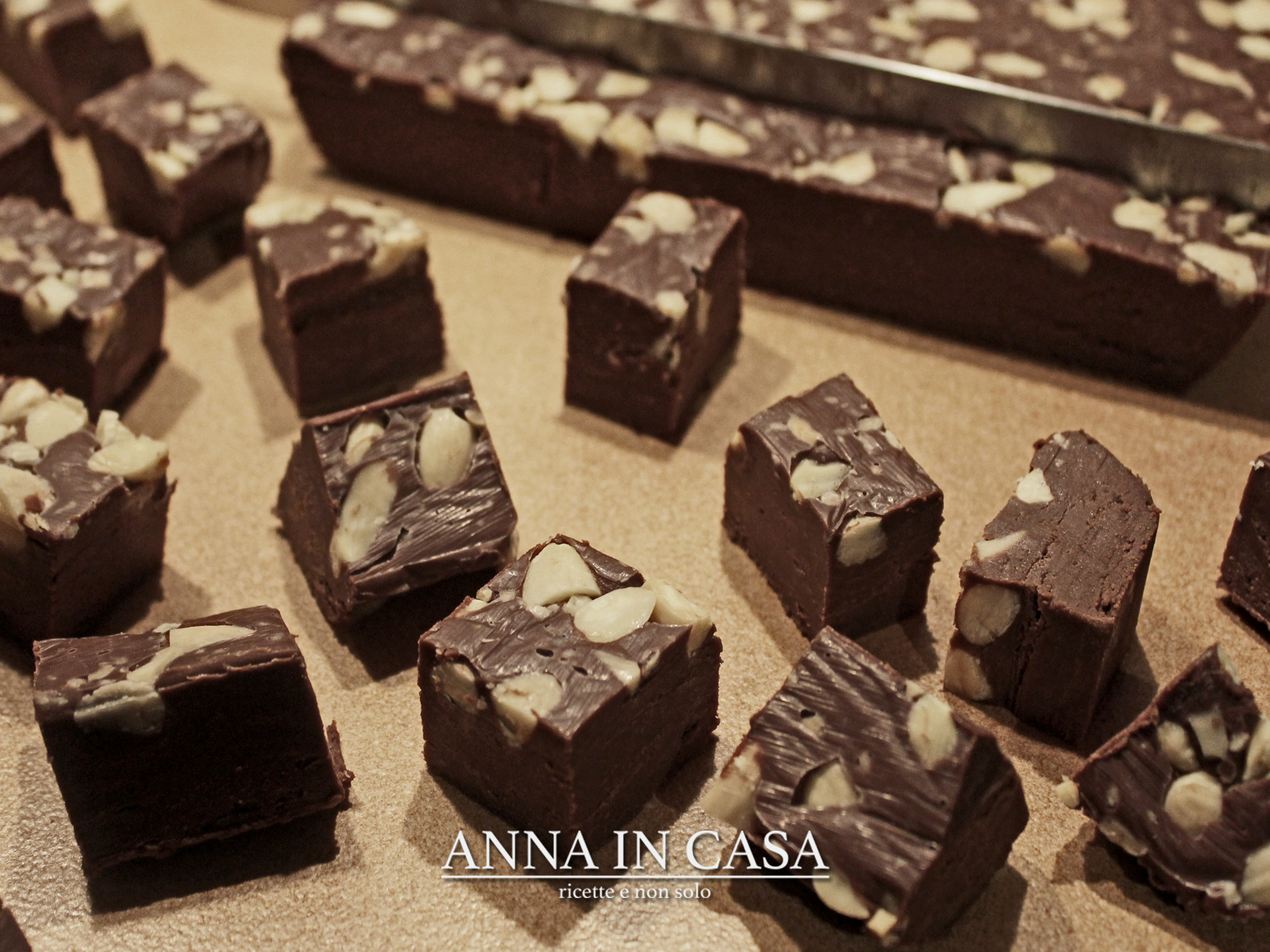 Fudge con nocciole