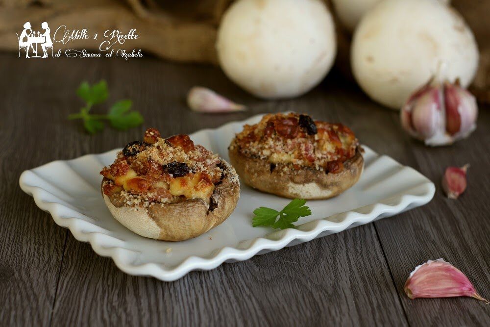 Funghi a forno a modo mio