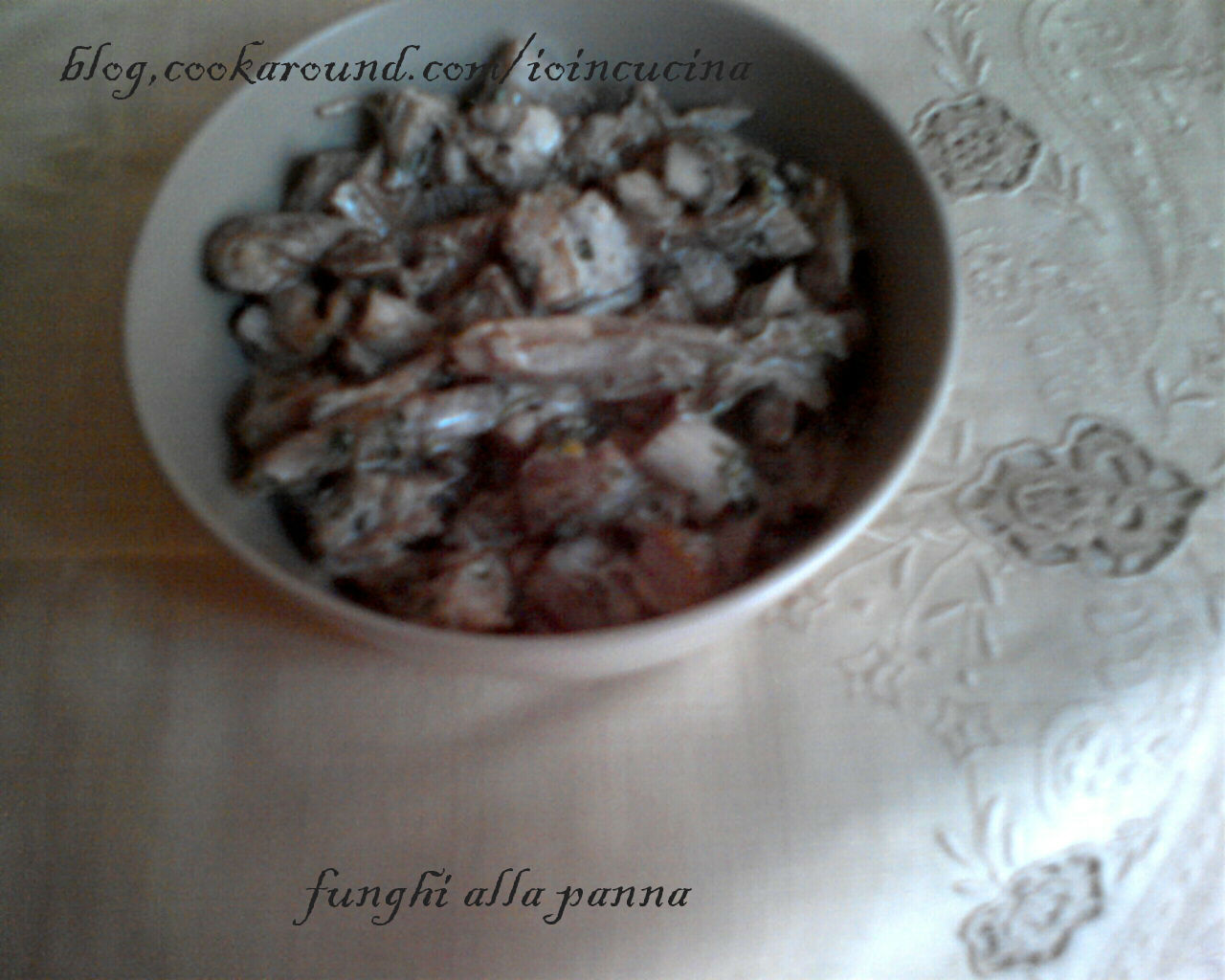 Funghi alla panna